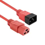 Maitinimo laidas ACT C20&ndash;C21 IEC60320 raudonas 2,5 m, 16 A 250 V