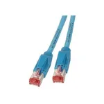 EFB-Elektronik RJ45 jungiamasis laidas Cat.6A S/FTP LSZH Draka UC900 TM21 mėlynas 40m