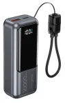 Gembird PB10-PD20-LCD-02 Kompakti&scaron;kas greito įkrovimo powerbankas su LCD ekranu, 20W, 10000 mAh, Space Grey