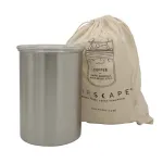 Airscape&reg; Stainless Steel Aroma Canister Medium, Brushed Silver