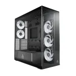 ARCTIC Xtender Black Clear Glass Mid-Tower ATX Case