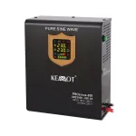 Sieninis avarinis maitinimo &scaron;altinis KEMOT PROsinus-800 su gryno sinuso keitikliu ir įkrovikliu 12V 230V 800VA/500W