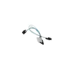 Supermicro CBL-SAST-0813 Slim SAS į SATA kabelis - 1x8 SFF-8654 į 8x SATA - 70cm