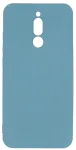 Evelatus Xiaomi Redmi 8 Soft Touch Silicone Case with Strap Blue