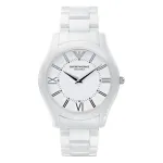 ARMANI AR1442 Vyri&scaron;kas keraminis laikrodis 42 mm juodas ciferblatas chronografas