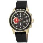 JUST CAVALLI MAN laikrodis JC1G215L0025 (42 mm) &ndash; juodas ciferblatas, odinis dirželis