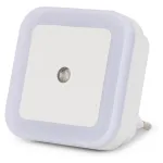 ENTAC Night Light 0,5W Square Cool White with Dusk Sensor
