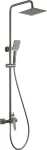 DEANTE Arnika Rain Shower System with Mixer Faucet, Chrome, 250 mm