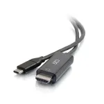 C2G USB-C į HDMI adapterio laidas - 1,83 m - Juodas - 4K@60Hz - reversinis USB-C lizdas