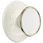 Popsockets Round Luxe Coconut Creme Enamel MagSafe Phone Grip and Stand