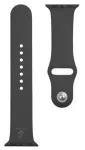 Taktinis silikoninis laikrodžio dirželis Apple Watch 1/2/3/4/5/6/7/SE 38/40/41mm juodas