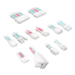 Prailginimo / adapterio rinkinys Kolink Core Pro 12V-2x6 Type 2 pintas prailginimas &mdash; Brilliant White/Neon Blue/Pure