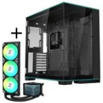 Lian Li O11D EVO RGB + TRYX PANORAMA ARGB pilnas skysčio au&scaron;inimo komplektas - juoda, 360mm