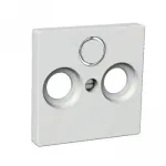 Schneider Electric Unica Central Plate R+TV+SAT White