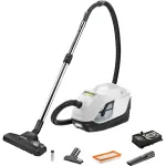 Cilindrinis dulkių siurblys Karcher DS 6 &ndash; sausas valymas, 650 W, 2 l talpa, HEPA 13, 10,2 m spindulys, teleskopinis vamzdis