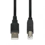 iBox IKU2D USB kabelis 3 m USB 2.0 USB A USB B Juodas