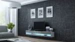 Cama TV stovas VIGO nauja 30/180/40 baltas/pilkas blizgus