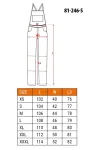 NEO TOOLS 81-246-S unisex darbo mar&scaron;kinėliai trumpomis rankovėmis juodi, dydis S, 100% medvilnė, 180 g/m&sup2;