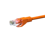 DSIT CAT5e U/UTP tinklo jungiamasis laidas, 20 m, oranžinis, 100% varis (DC-56-200)