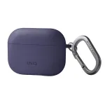 UNIQ Nexo Silicone dėklas su ausų kabliukais, skirtas Apple AirPods Pro 2 kartos (2022/2023) - figų violetinė