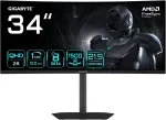 Monitorius GIGABYTE GS34WQCA 34 colių lenktas UWQHD VA, 144Hz, 1ms MPRT, FreeSync Premium, HDR Ready (atnaujinta prekė)