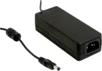 MEAN WELL GSM60A05-P1J 40W medicinis AC/DC maitinimo adapteris su 5V DC i&scaron;ėjimu ir 2,1 mm DC ki&scaron;tuku