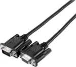 EXERTIS CONNECT SVGA monitoriaus kabelis Eco, 15-pin HD D-Sub vyri&scaron;kas į moteri&scaron;ką, 3,0 m, juodas (117810)