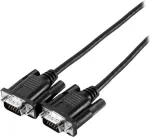 EXERTIS CONNECT SVGA monitoriaus kabelis Eco, 15-pin HD D-Sub vyri&scaron;kas-vyri&scaron;kas, 10,0 m, juodas 117740