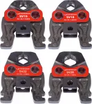Rothenberger Compact presavimo nasrų rinkinys SV 15-18-22-28 mm, 4 dalių 1000002800
