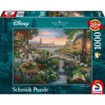 Schmidt Spiele 59489 Thomas Kinkade Studios: Painter of Light - Disney 101 dalmatinas dėlionė, 1000 detalių, horizontali, nuo 12 metų