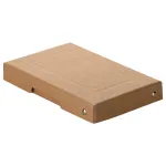 FALKEN PURE dokumentų saugojimo dėžutė 310 lapų, natūraliai rudos spalvos, 12,0 x 18,5 x 2,5 cm, 1 vnt. 22001824000F