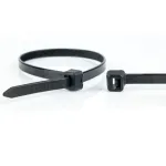 WKK UV stabilizuoti juodi plastikiniai kabelių rai&scaron;čiai 530 x 9 mm, 100 vnt. 110299071
