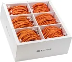 Wirewin SLIM-LS-K6A 3.0 OR 36 Cat6A U/FTP plonas Ethernet tinklo kabelis, 3m, oranžinis, 36 vnt. paketas
