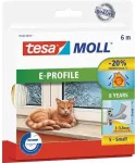 tesamoll 6m durų ir langų sandarinimo juosta savaiminio klijavimo ruda (05463-00121-00)