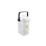 STEFANPLAST augintinių maisto laikymo talpa 2,5 kg 7 L 23x19x31 cm, permatoma/balta