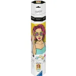 Ravensburger kūrybinis rinkinys CreArt ART Collection Canvas Edition &ndash; Moteris rožine spalva (PopArt)
