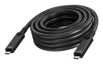 Vision USB-C laidas &ndash; 24 kontaktų USB-C (ki&scaron;tukas) į 24 kontaktų USB-C (ki&scaron;tukas) &ndash; USB 3.2 Gen 1 / DisplayPort 2.1 &ndash; 3 A &ndash; 10,0 m &ndash; aktyvus optinis laidas (AOC), USB Power Delivery (60W), palaiko 4K @ 60 Hz