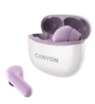 Ausinės &bdquo;Canyon TWS-5&ldquo; (CNS-TWS5PU) &ndash; belaidės laisvų rankų įranga, violetinės spalvos