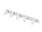 Lanberg 19 inch 1U kabelių tvarkymo skydas, B tipas - pilkas (AK-1202-S)