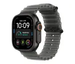 Apple Watch Ultra 4 i&scaron;manusis laikrodis, GPS + Cellular, 49 mm, juodas, Ocean dirželis permatomai juodas