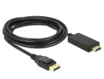 Vaizdo kabelio adapteris DeLOCK 85318 DisplayPort į HDMI 3 m juodas