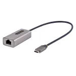 StarTech.com US1GC30B2 USB-C į Gigabit Ethernet keitiklis, USB 3.0, 10/100/1000 Mbps, ASIX AX88179A, 30 cm kabelis, pilkas