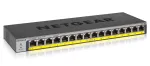 NETGEAR GS116PP nevaldomas Gigabit Ethernet (10/100/1000) jungiklis su PoE+, juodas
