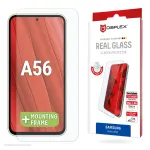 Displex apsauginis stiklas (10H) Samsung Galaxy A56, Eco montavimo rėmelis, atsparus įbrėžimams