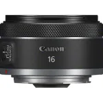 Canon RF 16 mm f/2,8 STM itin plataus kampo objektyvas juodas