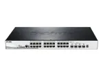 D-Link DGS-1510-28XMP valdomas L2/L3 Gigabit Ethernet (10/100/1000) maitinimas per Ethernet (PoE) juodas, pilkas