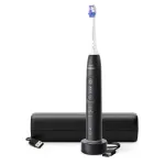 Philips Sonicare 6500 Series HX7411/02 elektrinis garsinis dantų &scaron;epetukas su programėle, 62 000 judesių/min., spaudimo jutiklis, laikmatis, juodas