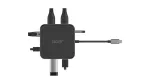 Acer HP.DSCAB.013 USB-C stotelė ne&scaron;iojamam kompiuteriui, 8K, anglies ir sidabro spalvos