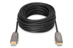 DIGITUS HDMI AOC hibridinis &scaron;viesolaidinis laidas, A tipo M/M, 20m, UHD 8K@60Hz, CE, juodas