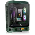 Thermaltake The Tower 600 Midi bok&scaron;tas, tamsiai žalias, 3x grūdintas stiklas